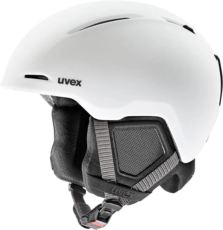 uvex Monte LT – Casque de Ski Robuste, léger et élégant pour Femmes et Hommes avec réglage Individuel de la Taille – Blanc Mat – 56–59 cm — Equipement ski
