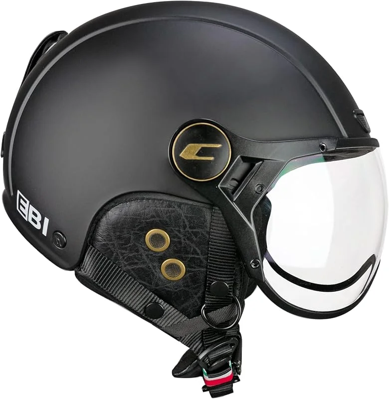 CGM EBI Casque de Ski Unisexe pour Adulte, Noir Mat, XS (53-54cm) — Equipement ski