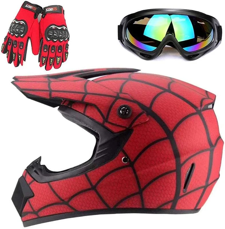 Jeunesse Casques De Moto, Casque Cycliste pour Enfants, Garçon Et Fille Scooter De Ski VTT Casque, Dot, ECE Certification, Convient pour Toutes Les Saisons, 23, S — Equipement ski