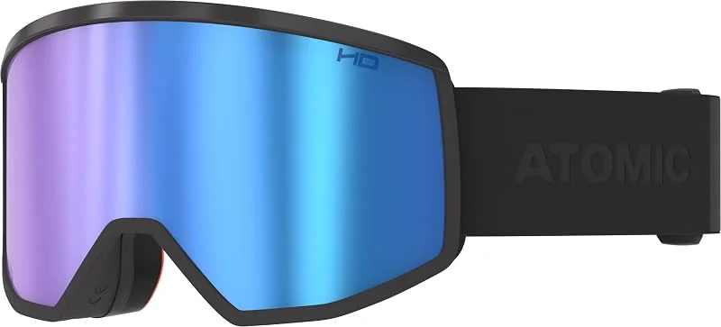 ATOMIC FOUR HD Lunettes de ski et de snowboard avec technologie de verres HD pour une vision claire I Lunettes de ski pour homme et femme avec monture Live Fit pour un ajustement personnalisé — Equipement ski