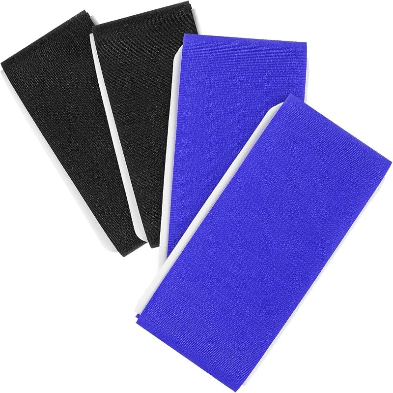 Healvian 4 Pièces Sangle de Fixation Sangle de Ski Adhésive en Nylon, Lot, pour Fixer Solidement Les Skis, Transport Pratique, Protège Les Bras Lors du Port, Sports d'hiver — Equipement ski