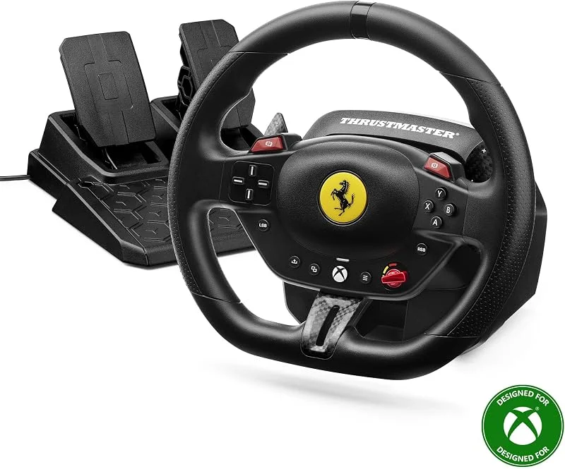 Thrustmaster T98 Ferrari 296 GTS - Volant et Pédalier -PC — Equipement ski
