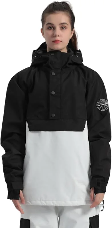 GSOU SNOW Veste de Ski Femme Coupe Ample, Imperméable et Respirante — Vetements ski