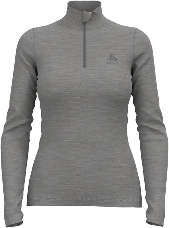 Odlo Femme Merino 200 Half Zip Manches Longues — Vetements ski