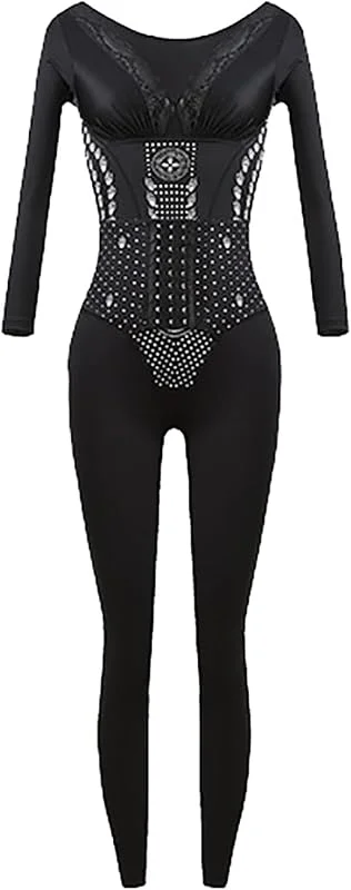 Soutien-gorge de yoga et leggings pour femme - Taille haute - Vêtement de sport - Ensemble de collants - Stretch - Tenue de sport - Haute élasticité - Sous-vêtements thermiques pour les sports — Vetements ski