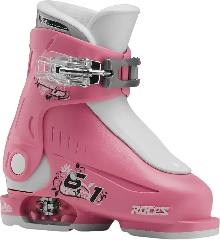 Roces Idea Up 1618, Deep Pink Chaussures de ski réglables — Equipement ski