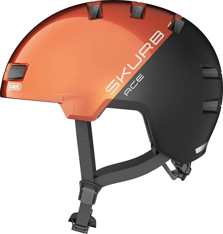 Abus Casque de Ville ABUS Skurb ACE - Casque de vélo stylé pour Le Quotidien, Le Skate, Le BMX ou Le Longboard — Equipement ski