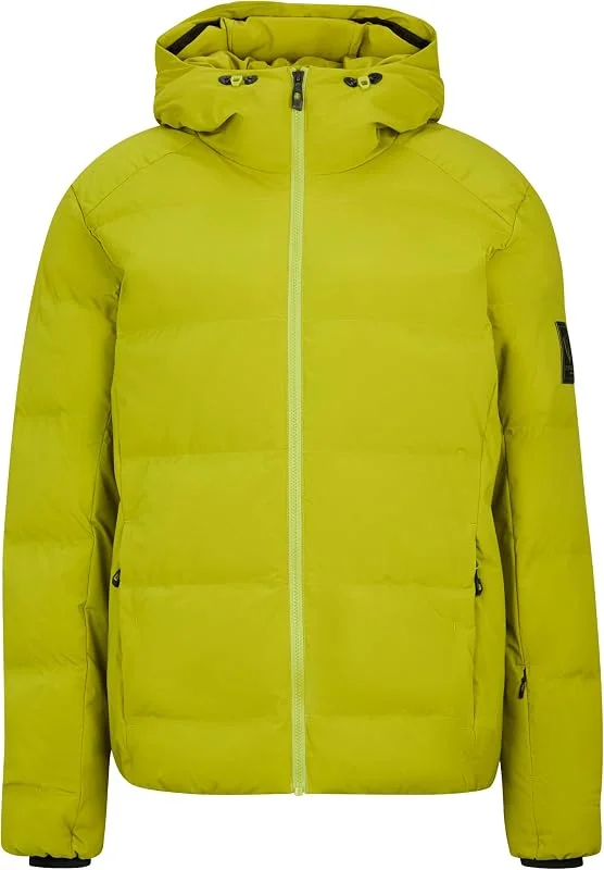 Ziener Tyers-z Ski, Veste d'hiver, Chaude, Respirante et imperméable, Vert électrique, 52 Hommes — Vetements ski