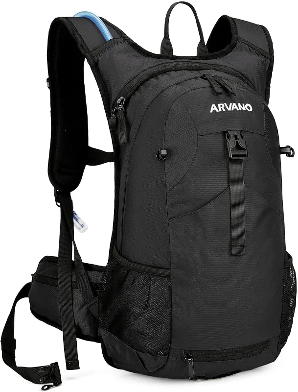 Sac à Dos d'hydratation 18l, Sac à Dos Vélo isolé avec Poche à Eau 2l pour VTT Randonnée Ski Snowboard Femme Homme — Equipement ski