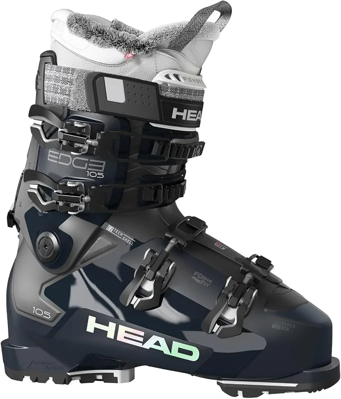 Head - Chaussures De Ski Edge 105 W Hv Gw Bleu Femme - Femme - Taille 25.5 - Bleu — Equipement ski