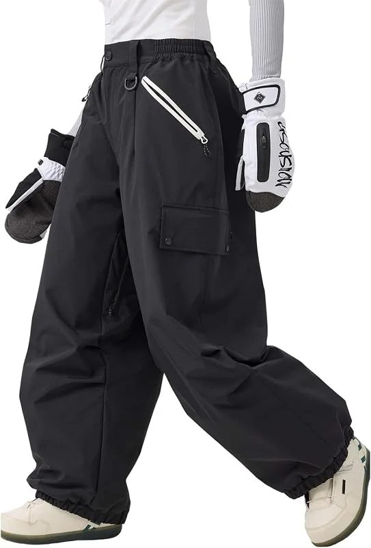 GSOU SNOW Baggy Homme Pantalon Ski Résistant Abrasion Imperméable — Vetements ski