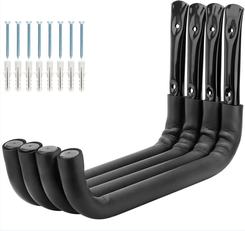 Crochets de rangement robustes de 39 cm, crochet de rangement mural pour kayak, canoë, planche de surf, planche de ski, échelle, chaises pliantes (26, 5 x 39 cm) — Equipement ski