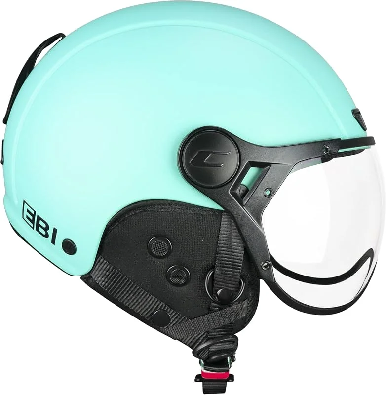 CGM EBI Casque de Ski Unisexe pour Adulte, Bleu Mat, S (55-56cm) — Equipement ski