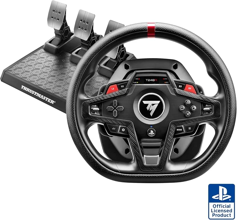 Thrustmaster T248R Volant à Retour de Force et Pédalier - PS5 & PC — Equipement ski