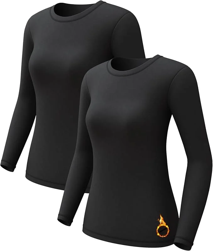 CL convallaria sous-vêtements Thermiques pour Femmes, sous-vêtements Fonctionnels thermoactifs Respirants, sous-vêtements de Ski en Polaire intérieure, Ensemble de sous-vêtements Thermiques Doux — Vetements ski