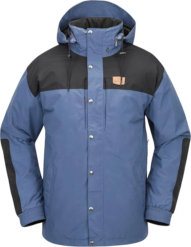 Volcom - Veste De Ski, snow Longo Gore-tex Indigo Homme - Homme - Bleu — Vetements ski