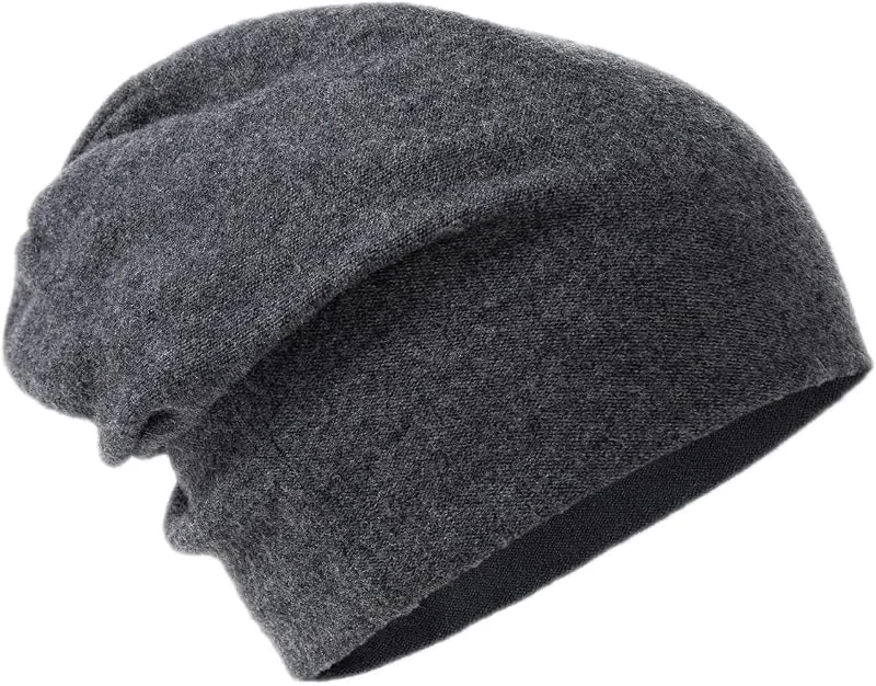 Villand Bonnet 100% Laine mérinos pour Femme et Homme avec Sac Cadeau, Bonnet de Ski Double Couche, Bonnet en Laine tricotée pour l'hiver — Equipement ski