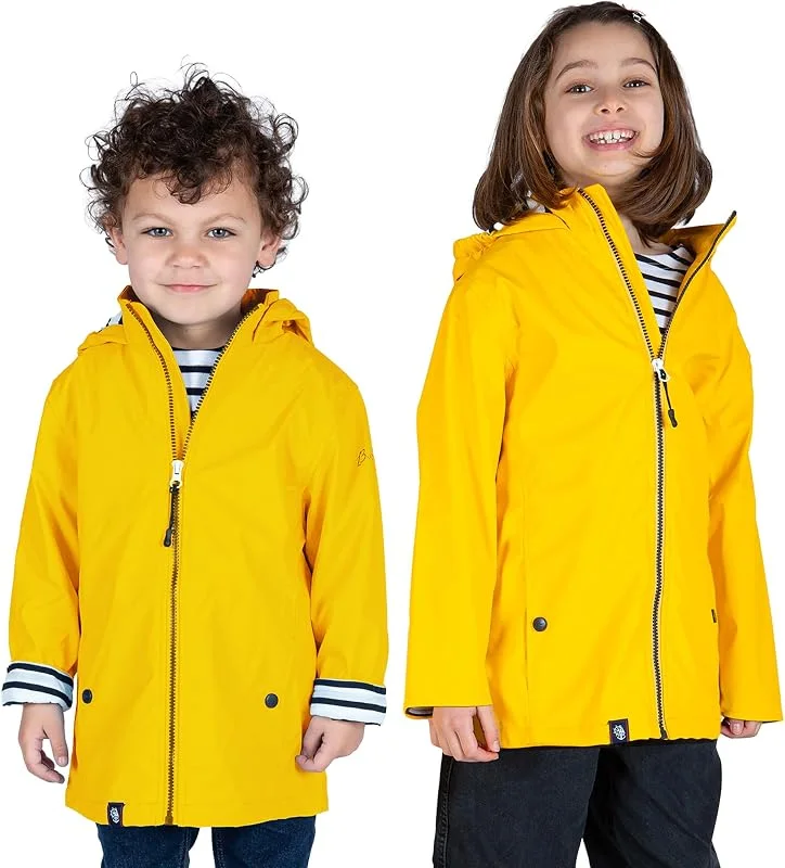 Breizh Ocean - Ciré, Imperméable Enfant - Création Française LANNION Mixte, Garçon ou Fille - Impermeable Intérieur Rayé Style Marinière - Manteau Enfant Garcon ou Fille de 1 à 14 ans — Vetements ski