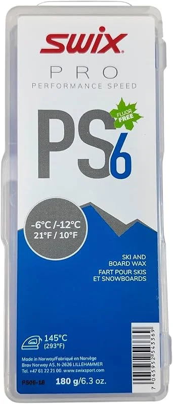 Swix Ps6-6c, -12c 180 g Taille Unique — Equipement ski