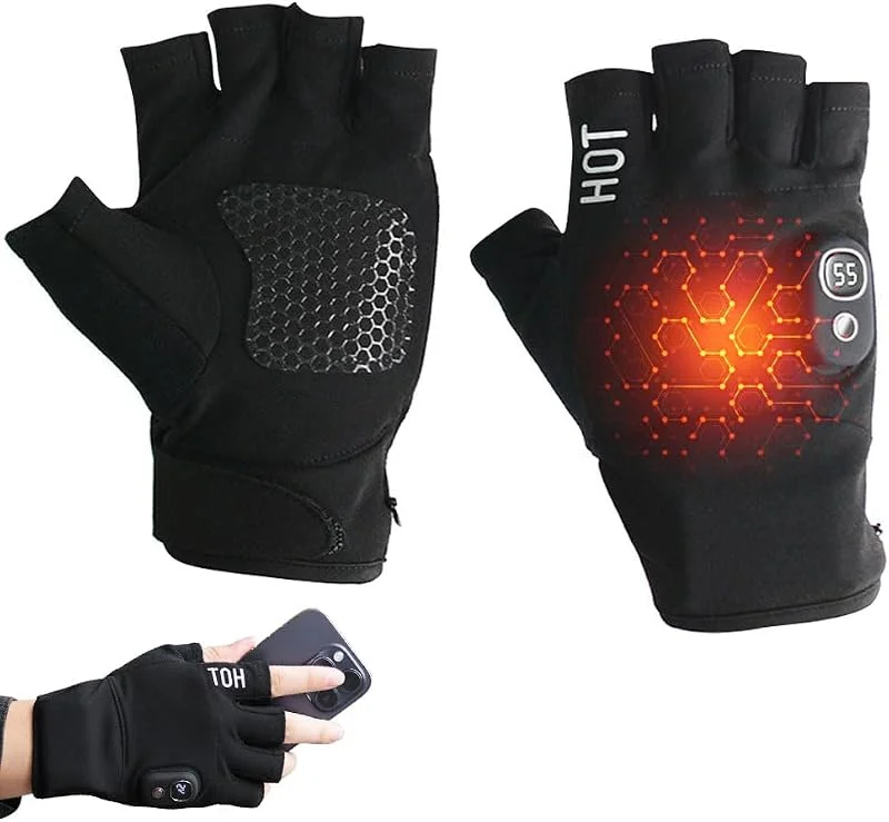 Gants Chauffants Rechargeables, Gant Chauffant USB pour Homme Femme — Vetements ski
