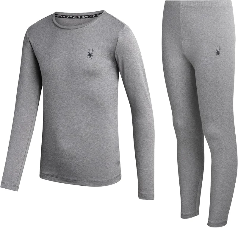 Spyder Kids Base Layer Set Très Mince Unisexe Enfant (Lot de 2) — Vetements ski