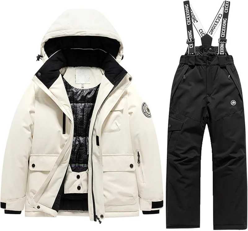Combinaison de ski d'hiver thermique pour activités de plein air par temps froid — Vetements ski