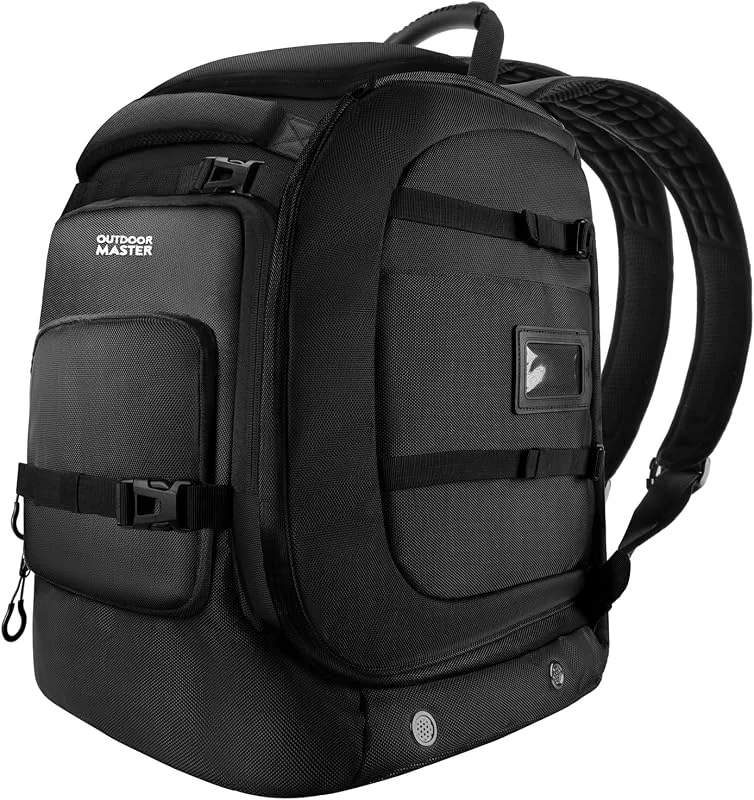 OutdoorMaster Rhino 65L, Noir foncé, Taille Unique, Sac à Dos de Ski — Equipement ski