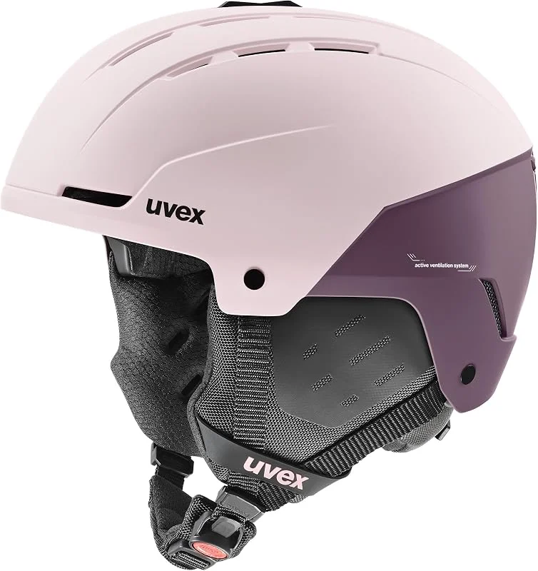 uvex Stance, Casque de Ski, Adulte Unisexe, Powder-Plum Matt, 54-58 cm — Equipement ski