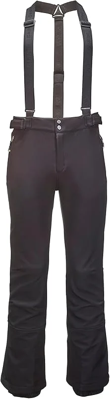 Killtec Homme Pantalon de Ski, Pantalon Softshell avec Protection des Bords, Pare-Neige et Bretelles Amovibles Thônes MN Ski Sftshll PNTS A, Le Noir, 3XL, 36415-000 — Vetements ski