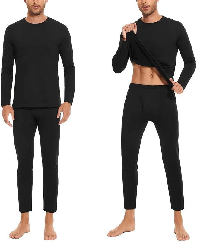 SIMIYA Ensemble de sous-Vêtements，Thermiques Homme Fonctionnels Ensemble Combinaison de Ski Maillot pour Ski Running Randonnée — Vetements ski