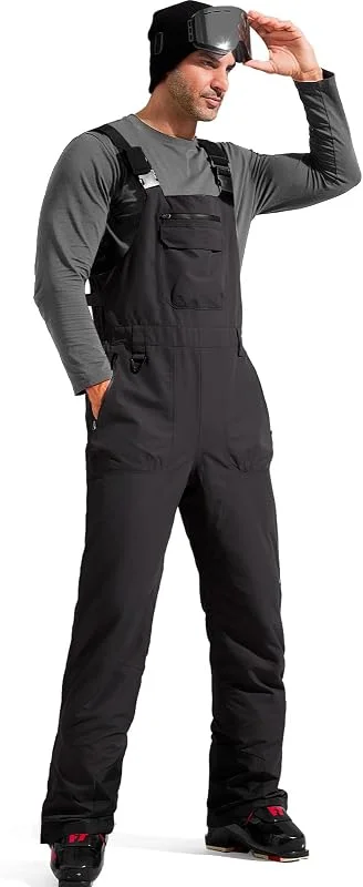 FREE SOLDIER Salopette de ski pour homme - Tissu softshell imperméable et isolé - Chaud - Coupe-vent — Vetements ski