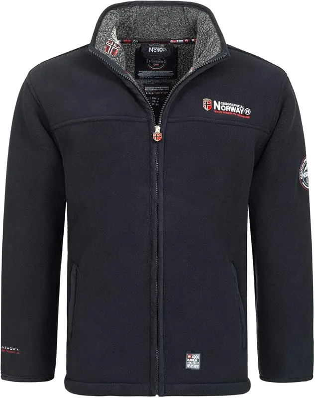 Geographical Norway UREKA Homme Veste Polaire Chaud teddyfell Doublure GR. S-XXXL — Vetements ski