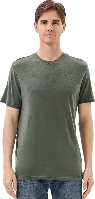 Merino Protect 100% Laine mérinos pour Homme Odeur Résistance Base Couche légère Randonnée Voyage T-Shirt — Vetements ski