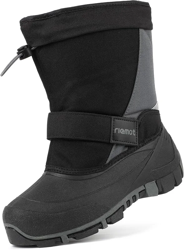riemot Après-Ski Enfant, Bottes de Neige Chaudes Garçon et Fille — Equipement ski