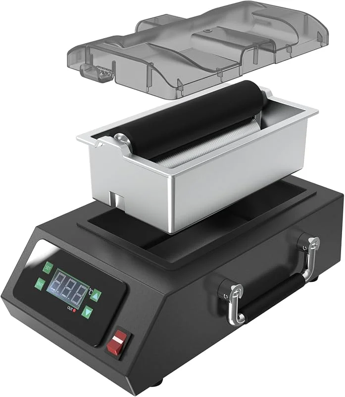 XCMAN Alpine Nordic XC Ski Machine à cirer numérique – Plateau de cire amovible – Double rouleau de 150 mm de largeur — Equipement ski
