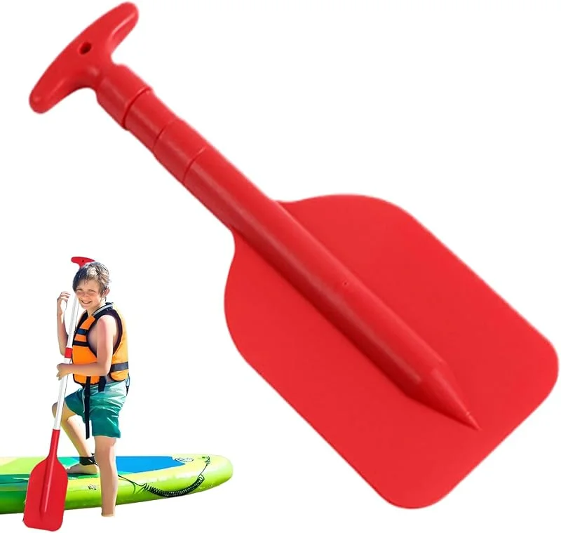 Pagaie de canoë, Pagaie de bateau télescopique pour enfants, Équipement de sécurité extérieur en alliage d'aluminium, gadgets de sports nautiques pour jeunes débutants Canoë — Equipement ski