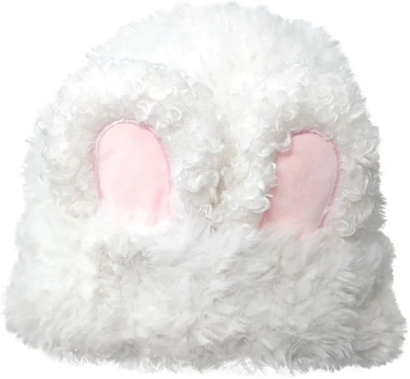 HiyyFloy Couvre-Casque De Ski Unisexe en Peluche, Motif Oreilles De Lapin, Chaud Résistant Au Froid, Idéal pour Le Snowboard Les Sports d'hiver. — Equipement ski