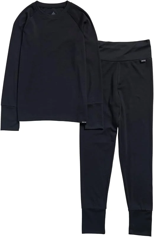 Burton - Pantalon Thermique Kids' And Toddlers' Merino Wool Set True Black Garçon - Noir — Vetements ski