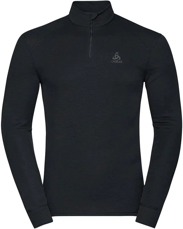 Odlo sous-vêtements Thermiques pour Hommes Active Warm I T-Shirt Thermique à Manches Longues — Vetements ski