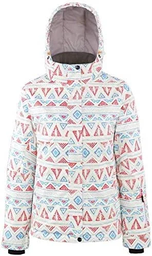 MU Veste de ski imperméable femmes Veste de ski Snowproof chaud dames Veste de ski Vêtements en hiver doublé de chaud imperméable d'hiver Veste d'hiver, Multicolore, *-Grand — Vetements ski