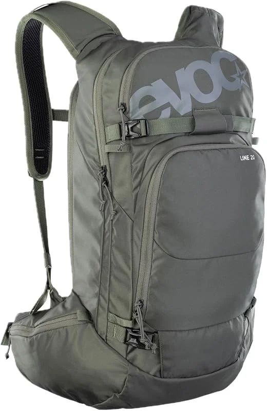 EVOC Sac à dos de ski LINE 20, olive foncé — Equipement ski