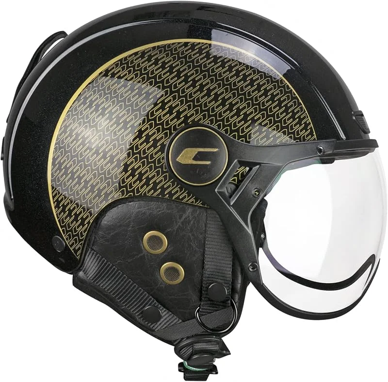 CGM EBI Casque de Ski Unisexe Adulte, Noir doré nacré, XL (60cm) — Equipement ski