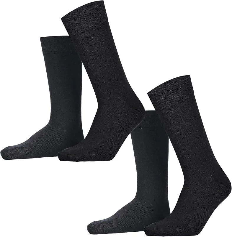 Hudson Only 2-pack Druckfreier Bund Chaussettes Homme (lot de 2) — Vetements ski