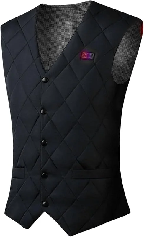 Chauds Veste Chauffante Homme Femme Non Batterie Gilet Hiver Chaud Manteau Chic Chasse Doudoune Capuche Ave Zones 3 Températures Réglables Pour Ski Extérieur — Vetements ski