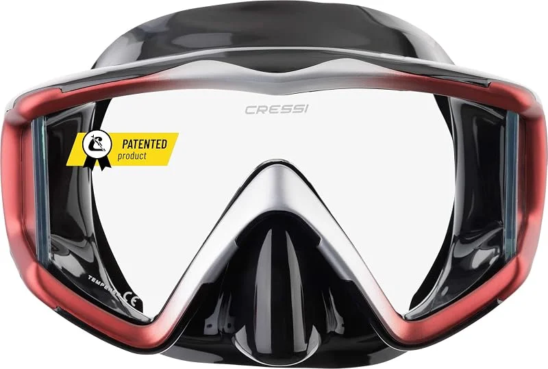 CRESSI Liberty Triside Mask-Masque 3 Verres pour Plongée — Equipement ski