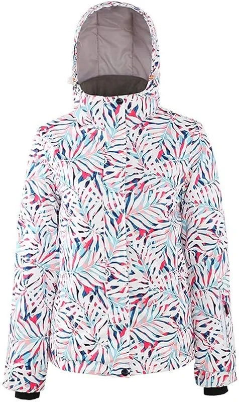 MU Veste de ski imperméable femmes ski Costume ski Vestes Veste coupe-vent imperméable neige en plein air Vêtements d'hiver Porter hiver, Multicolore, *-Petit — Vetements ski