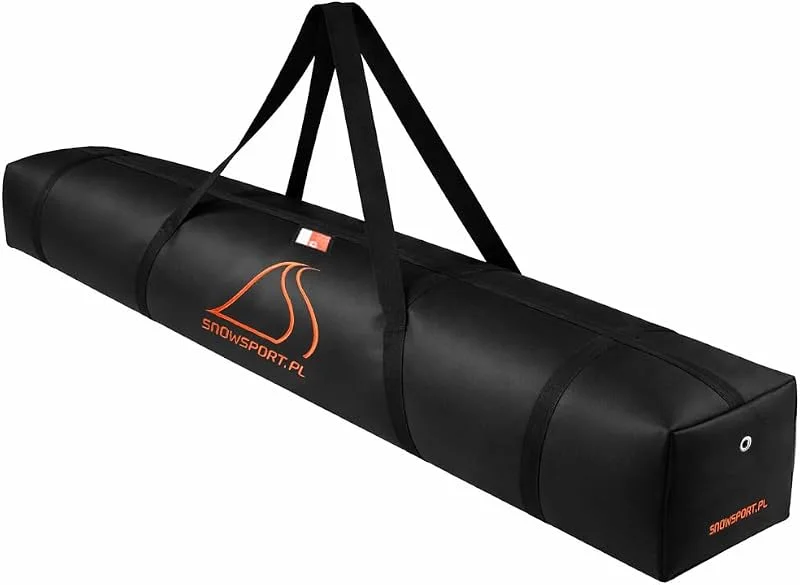 SnowSport Prestige Double sac de ski pour 2 paires de bâtons de ski et de bâtons de ski – Très épais – Convient pour les voyages en avion, en bus, en voiture (190) — Equipement ski