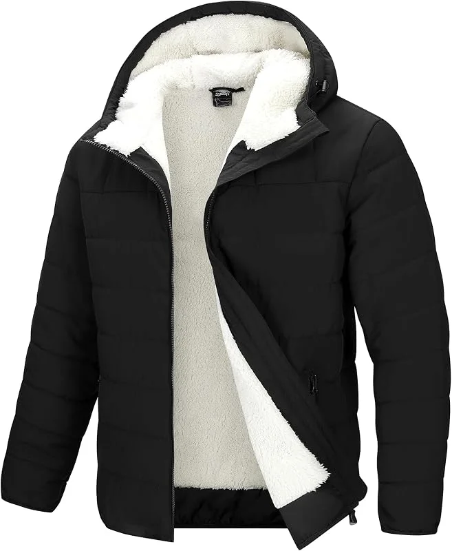 33, 000ft Veste polaire légère pour homme - Veste chaude avec capuche - Coupe-vent - Pour les loisirs - Veste de transition - Doublure imperméable - Veste de randonnée - Veste d'hiver pour homme — Vetements ski