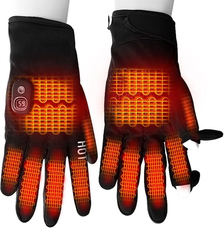 Gants d'hiver chauffants rechargeables avec batterie 3000 mAh — Vetements ski