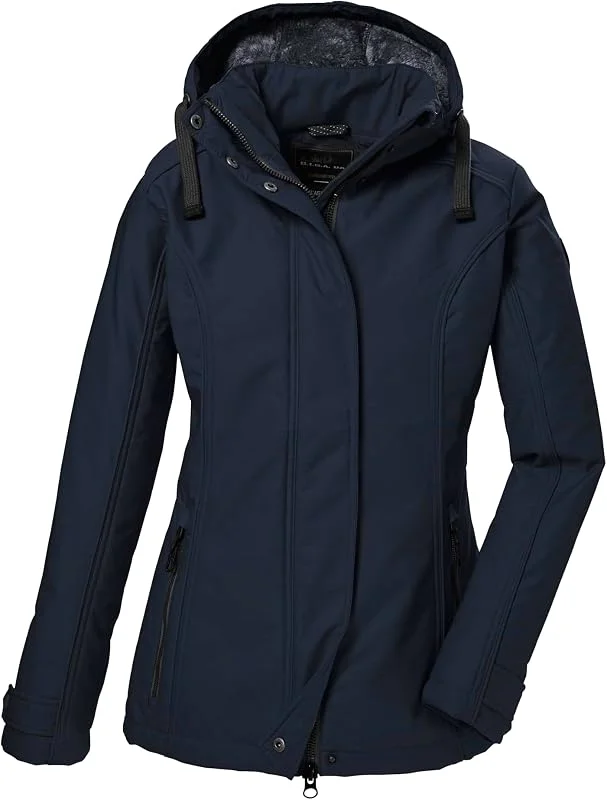 G.I.G.A. DX Gw 23 Wmn Sftshll Jckt Veste softshell, jaquette outdoor avec capuche amovible Femme (lot de 1) — Vetements ski